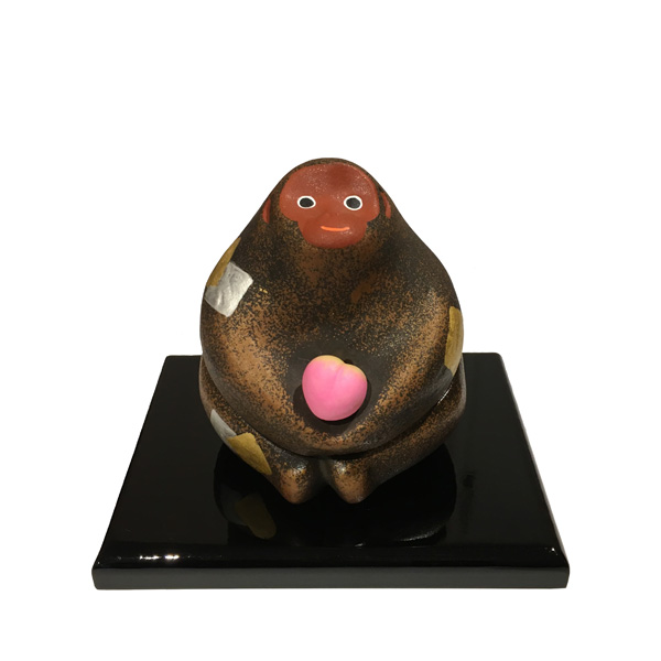 京陶人形 吉祥申 香合