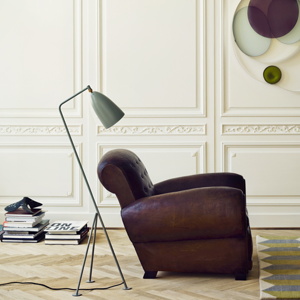 Greta Magunnuson Grossman Grashoppa floor lamp white | グロスマン ...