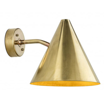 Tratten wall lamp brass