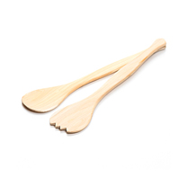 Juniper wood Salad server